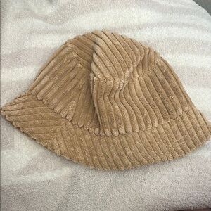 Urban Outfitters UO Corduroy Tan Bucket Hat NEW